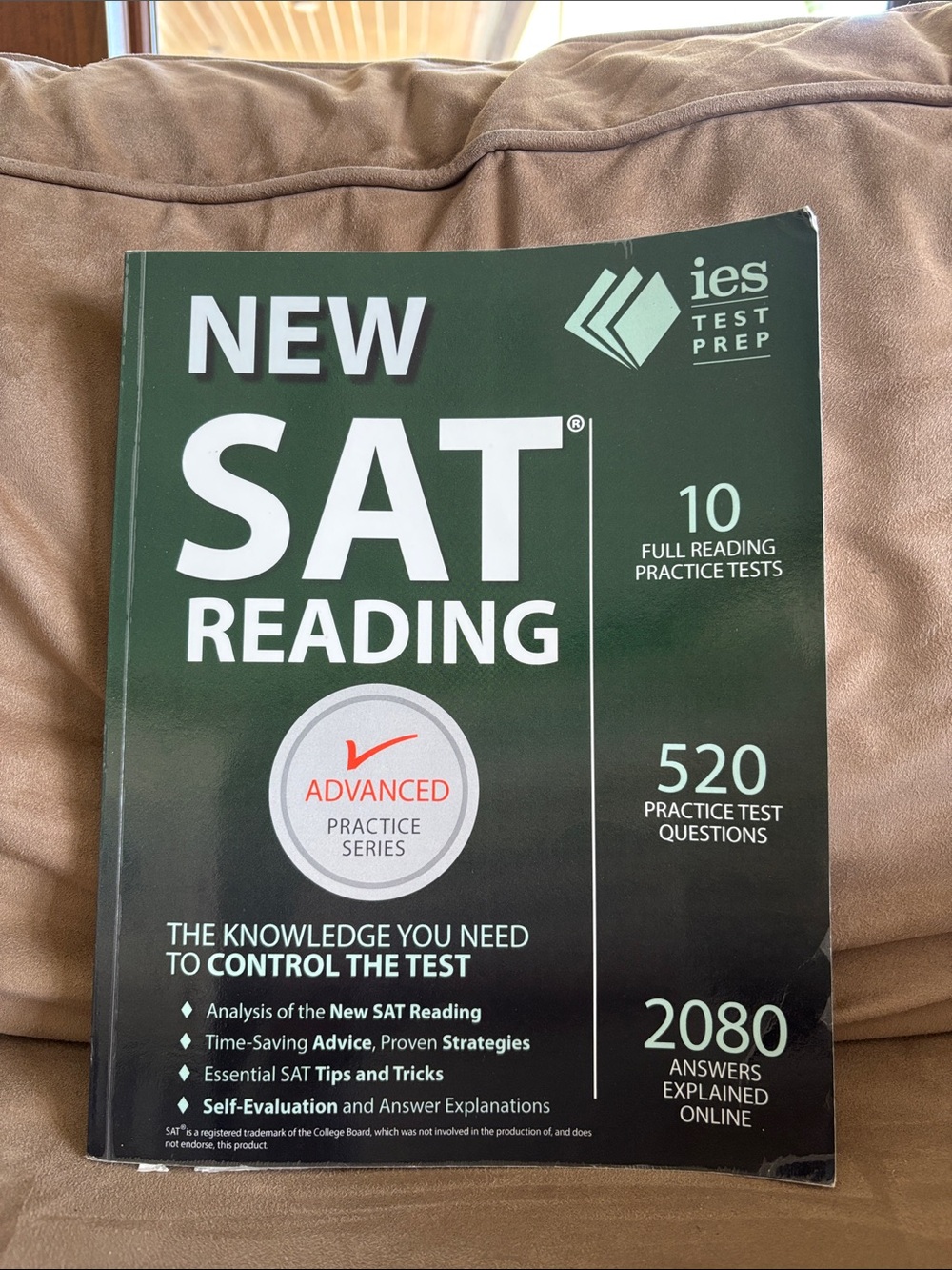 NEW SAT Reading Prep Book - Dark Green Cover